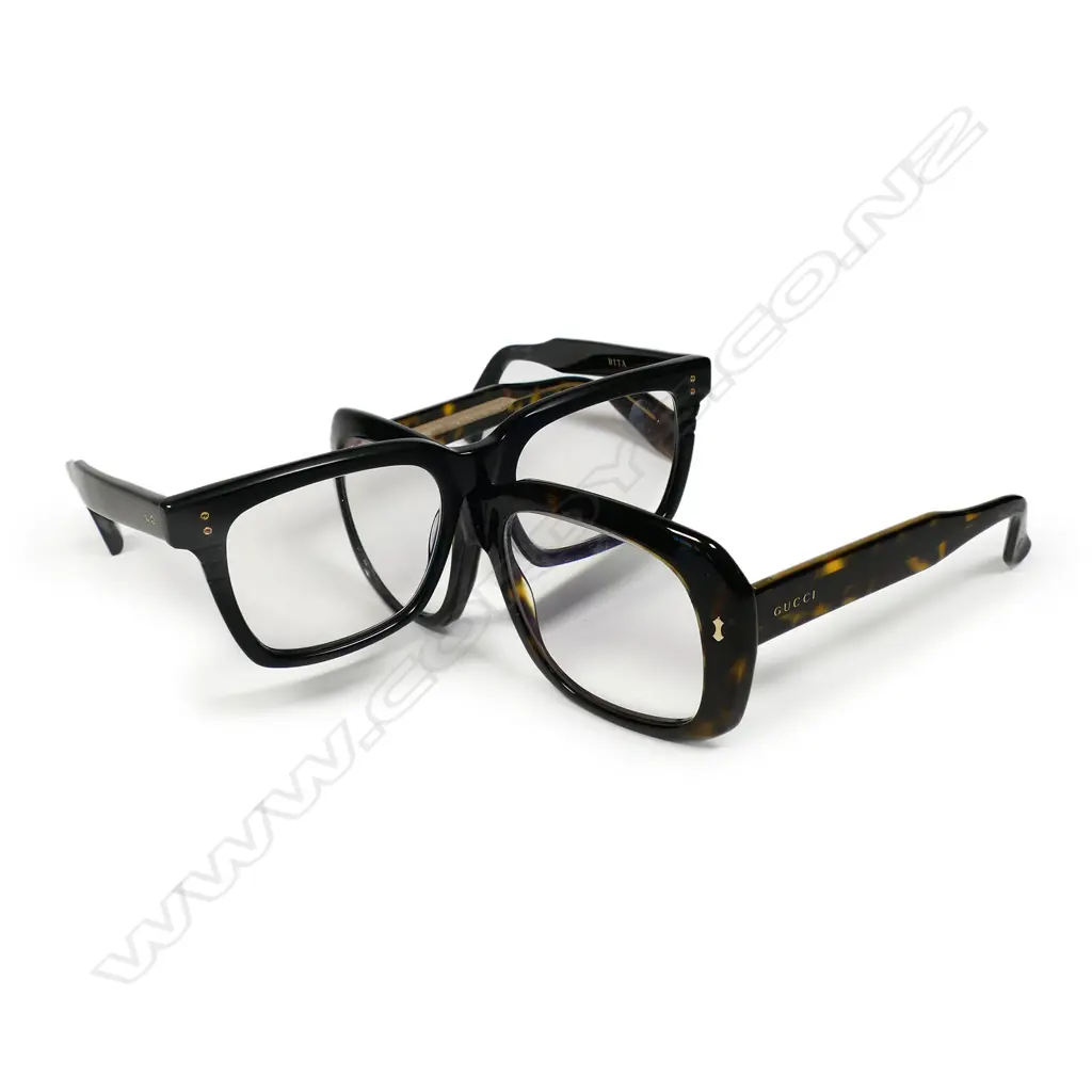 Two pairs of men's designer glasses: Gucci and Dita, Image 1++